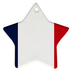 Flag Of France Star Ornament (two Sides) by abbeyz71