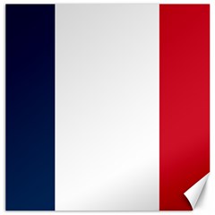 Flag Of France Canvas 12  X 12  by abbeyz71