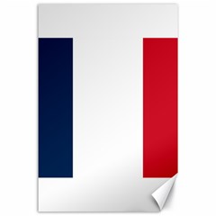 Flag Of France Canvas 24  X 36  by abbeyz71