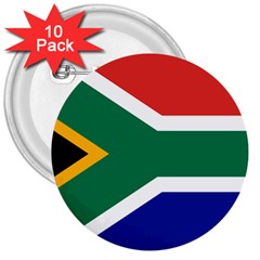 South Africa Flag 3  Buttons (10 Pack)  by FlagGallery