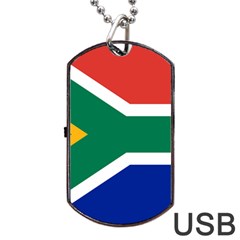 South Africa Flag Dog Tag Usb Flash (two Sides) by FlagGallery