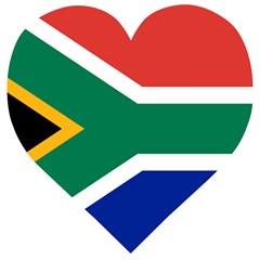 South Africa Flag Wooden Puzzle Heart by FlagGallery