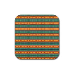 Background Texture Fabric Rubber Coaster (square)  by Mariart