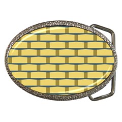 Pattern Wallpaper Belt Buckles