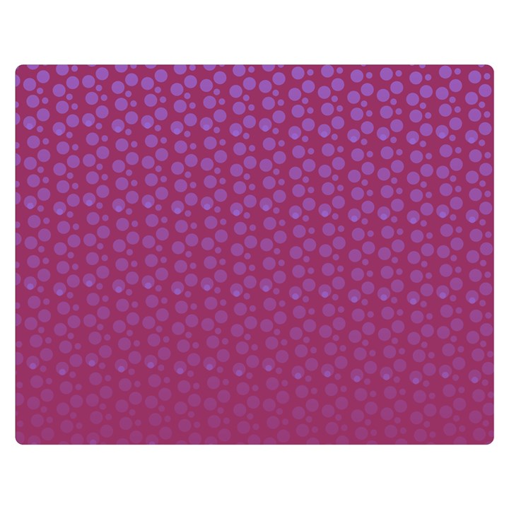 Background Polka Pattern Pink Double Sided Flano Blanket (Medium) 