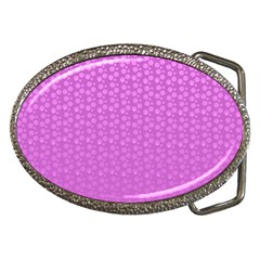 Background Polka Pink Belt Buckles by HermanTelo