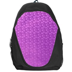 Background Polka Pink Backpack Bag by HermanTelo