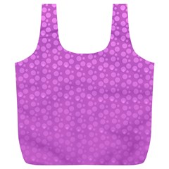 Background Polka Pink Full Print Recycle Bag (xl) by HermanTelo