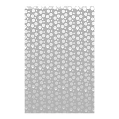 Background Polka Grey Shower Curtain 48  X 72  (small)  by HermanTelo