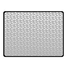 Background Polka Grey Double Sided Fleece Blanket (small)  by HermanTelo