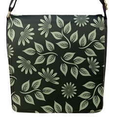 Flowers Pattern Spring Nature Flap Closure Messenger Bag (s)