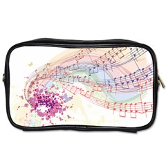 Music Notes Abstract Toiletries Bag (two Sides)