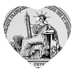 Great Seal Of France Ornament (heart) by abbeyz71