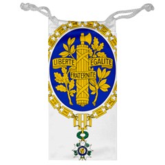 Coat O Arms Of The French Republic Jewelry Bag by abbeyz71