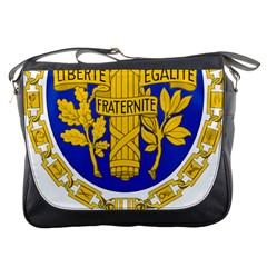 Coat Of Arms Of The French Republic Messenger Bag by abbeyz71