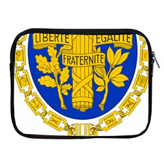 Coat Of Arms Of The French Republic Apple Ipad 2/3/4 Zipper Cases by abbeyz71