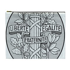 Arms Of The French Republic  Cosmetic Bag (xl) by abbeyz71