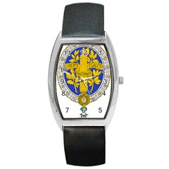 Coat Of Arms Of The French Republic, 1905-1953 Barrel Style Metal Watch by abbeyz71