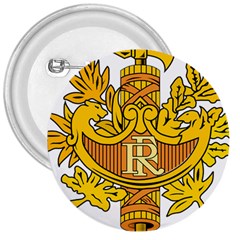 French Republic Diplomatic Emblem 3  Buttons by abbeyz71