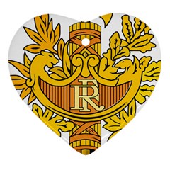 French Republic Diplomatic Emblem Ornament (heart) by abbeyz71