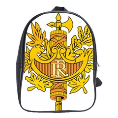 French Republic Diplomatic Emblem School Bag (large) by abbeyz71