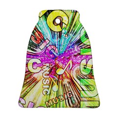Music Abstract Sound Colorful Bell Ornament (two Sides) by Mariart
