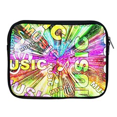 Music Abstract Sound Colorful Apple Ipad 2/3/4 Zipper Cases