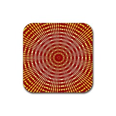 Pattern Background Structure Rubber Coaster (square)  by Alisyart