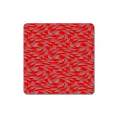 Background Abstraction Red Gray Square Magnet by HermanTelo