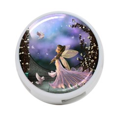 Little Fairy With Dove 4-port Usb Hub (one Side) by FantasyWorld7