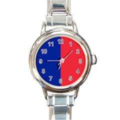 Flag Of Paris Round Italian Charm Watch by abbeyz71