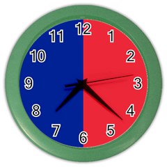 Flag Of Paris Color Wall Clock