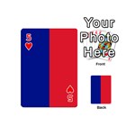 Flag of Paris Playing Cards 54 Designs (Mini) Front - Heart5