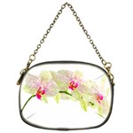 Phalenopsis orchid white lilac watercolor aquarel Chain Purse (One Side) Front
