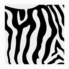 Wild Zebra Pattern Black And White Medium Glasses Cloth by picsaspassion