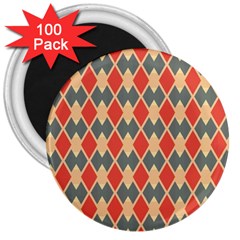 Illustrations Triangle 3  Magnets (100 Pack) by Mariart