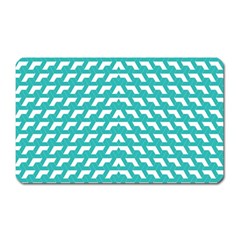 Background Pattern Colored Magnet (rectangular)