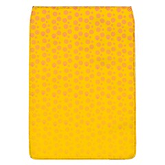 Background Polka Yellow Removable Flap Cover (l)