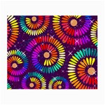 Abstract Background Spiral Colorful Small Glasses Cloth Front