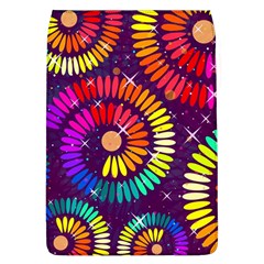 Abstract Background Spiral Colorful Removable Flap Cover (l)