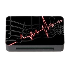 Music Wallpaper Heartbeat Melody Memory Card Reader with CF