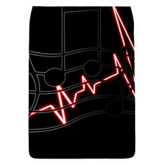 Music Wallpaper Heartbeat Melody Removable Flap Cover (s) by HermanTelo