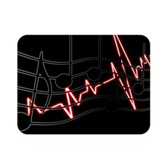 Music Wallpaper Heartbeat Melody Double Sided Flano Blanket (Mini) 