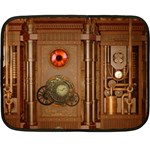 Steampunk Design Double Sided Fleece Blanket (Mini)  35 x27  Blanket Front