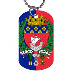 Flag Of Paris  Dog Tag (one Side) by abbeyz71