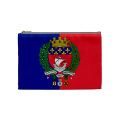 Flag Of Paris  Cosmetic Bag (medium) by abbeyz71