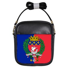 Flag Of Paris  Girls Sling Bag by abbeyz71