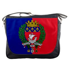 Flag Of Paris  Messenger Bag by abbeyz71