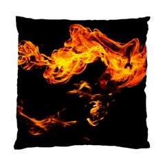 Can Walk On Fire, Black Background Standard Cushion Case (one Side) by picsaspassion