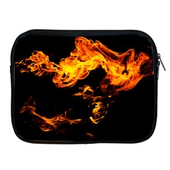 Can Walk On Fire, Black Background Apple Ipad 2/3/4 Zipper Cases by picsaspassion